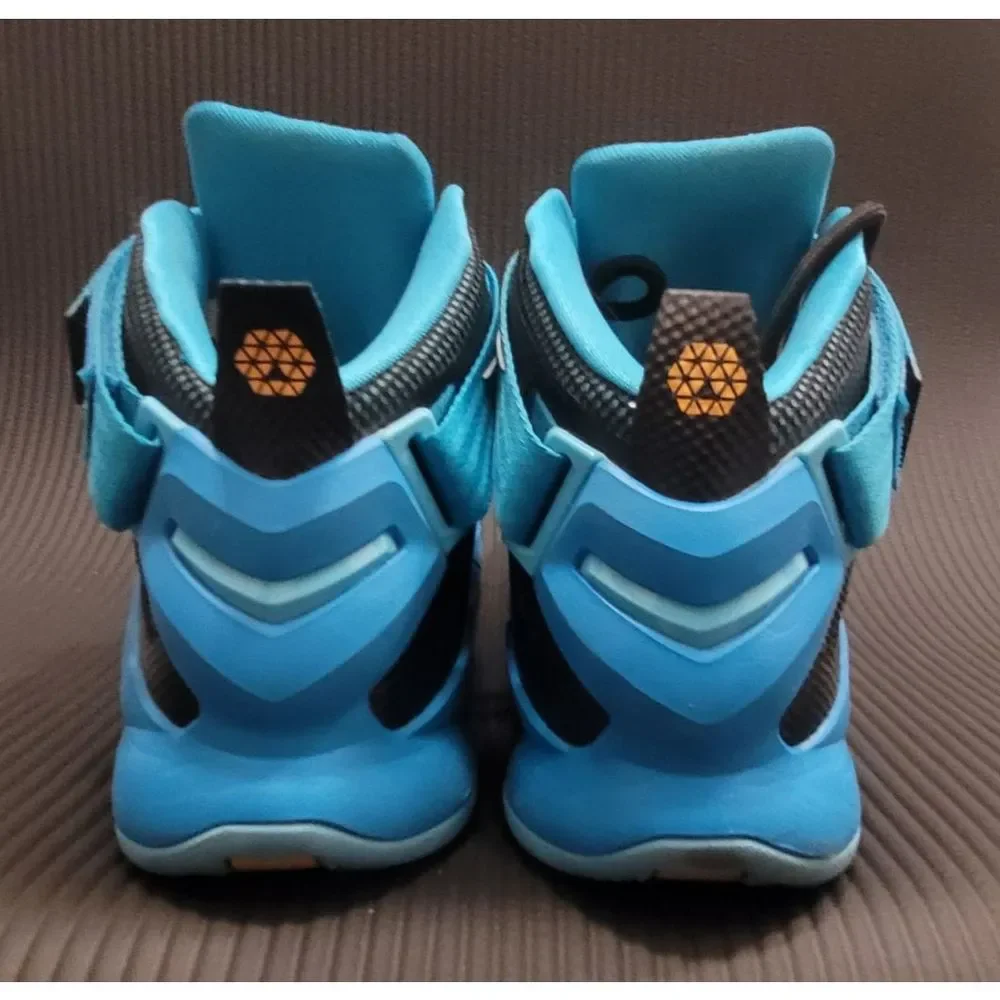 Nike Lebron Soldier 9 IX Blue Lagoon - Size 11 - Picture 2 of 7